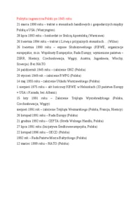 Polityka zagraniczna Polski po 1945 roku