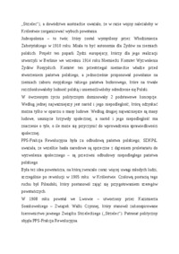 SPRAWA POLSKA U PROGU I WOJNY ŚWIATOWEJ