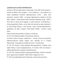 ZAGRANICZNA II RZECZYPOSPOLITEJ