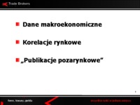 analiza fundamentalna  i korelacje rynkowe  