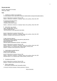 Socjologia-zagadnienia na egzamin