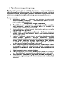 Pojęcie demokratycznego państwa prawnego-opracowanie