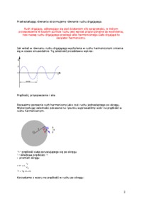 Teoria do ćwiczenia nr 15 - ruch drgający i falowy