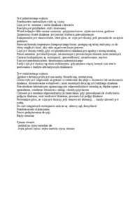 Przykładowe pytania na egzamin - etyka