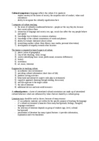 Culture teaching-opracowanie