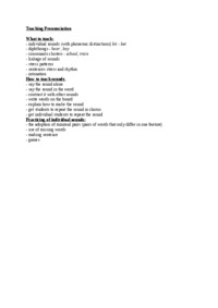 Teaching English Pronunciation-opracowanie