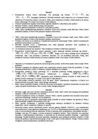 Maszynoznawstwo - zestawy egzaminacyjne