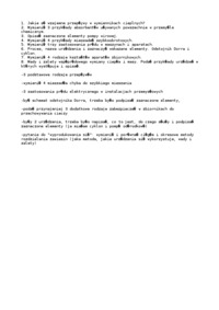 Aparatura chemiczna i maszynoznawstwo - pytania na egzamin