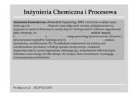 Bioprocesy - wykład