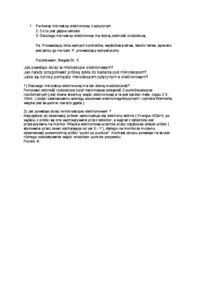 Mikroskopia elektronowa - wykład