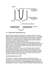 Podstawy mikroskopii skaningowej - wykład - działo elektronowe