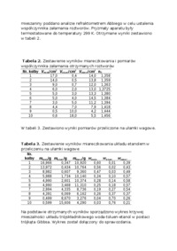 Wyznaczanie krzywej mieszalności układu trójskładnikowego - wykład