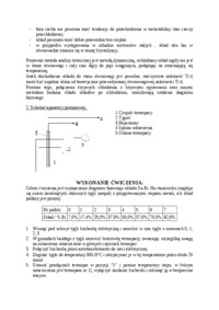 Sprawozdanie z chemii - analiza termiczna