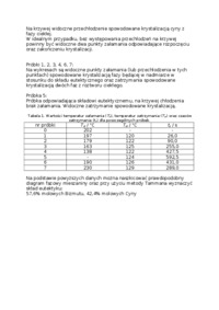 Analiza termiczna - wykład - Diagram fazowy
