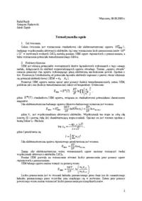 Termodynamika ogniw - wykład