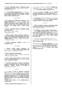 Termodynamika techniczna i mechaniczna - kolokwium