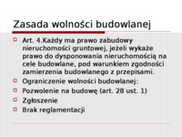 Pozwolenie na budowę i zgłoszenie robót budowlanych - prezentacja