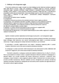 Wzbogacanie węgla-opracowanie