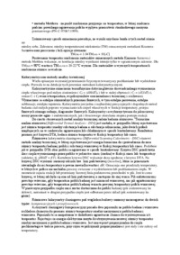 Badania własności termofizycznych materiałów-opracowanie