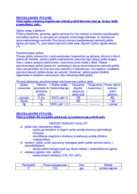 Pobieranie, przechowywanie i przygotowanie próbek do pomiaru-opracowanie
