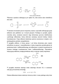 Otrzymywanie kwasu p-toluenosulfonowego-opracowanie
