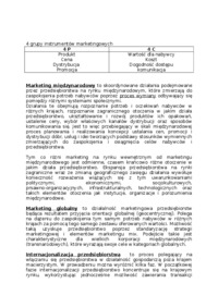 Marketing międzynarodowy -  postawy kierownictwa