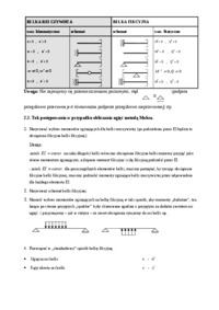 Obliczanie ugięć metodą Mohra