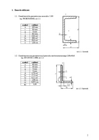 Projekt z wytrzymałości materiałów 2