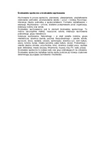 srodowisko-spoleczne-a-srodowisko-wychowania-opracowanie