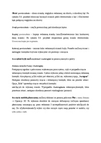 Modyfikowanie brył - omówienie 