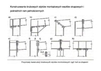  Śrubowe styki montażowe ram pełnościennych - omówienie 