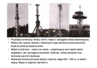 Wieże i maszty - omówienie 