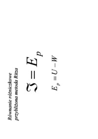 Równanie różniczkowe - przybliżone równanie Ritza