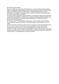 Rzymskie pojęcie prawa-opracowanie