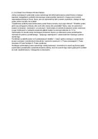 Systematyka prawa prywatnego-opracowanie