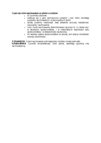  Czym się różni wychowanie w szkole a rodzinie - omówienie 