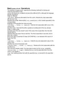 Basic memcached Operations-opracowanie