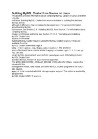 building-mysql-cluster-from-source-on-linux-opracowanie