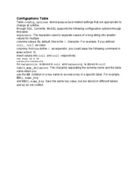 Config options Table-opracowanie