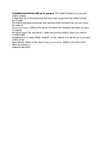 Excluding transactions with gtid-opracowanie