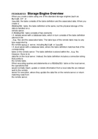 FEDERATED Storage Engine Overview-opracowanie