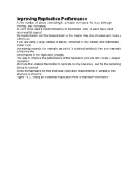 Improving Replication Performance-opracowanie