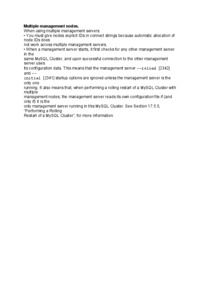 Multiple management nodes-opracowanie