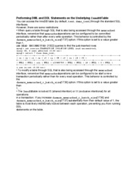 Performing DML and DDL Statements on the Underlying InnoDB Table-opracowanie