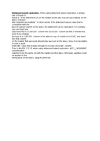 Statement-based replication-opracowanie