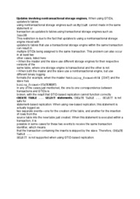 Updates involving nontransactional storage engines-opracowanie