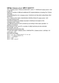 Using libmemcached with C and C-opracowanie