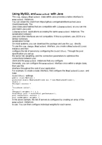 Using MySQL and memcached with Java-opracowanie