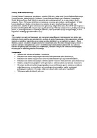 Komisja Nadzoru Finansowego - omówienie 