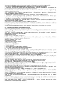 Polityka gospodarcza - Przykładowe pytania